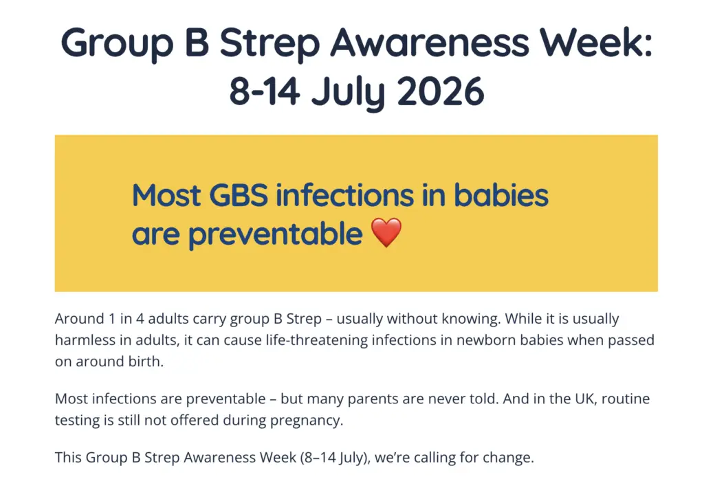 Group B Strep Awareness Week